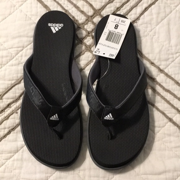 adidas cloudfoam flip flops